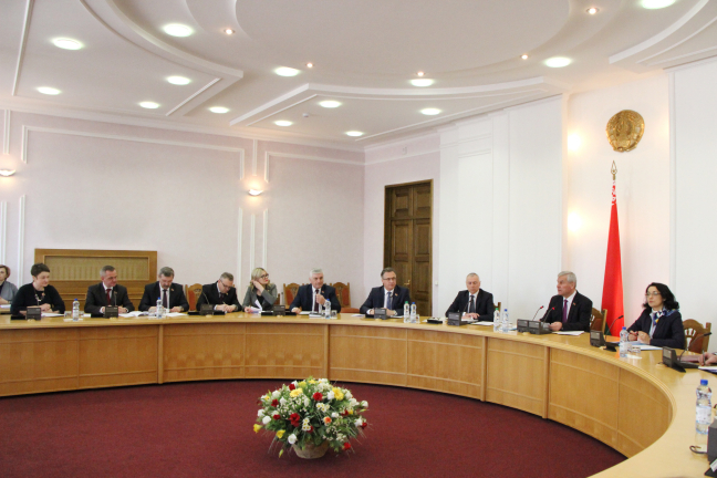 А. В. Савиных принял участие в заседание Совета Палаты представителей Национального собрания Республики Беларусь